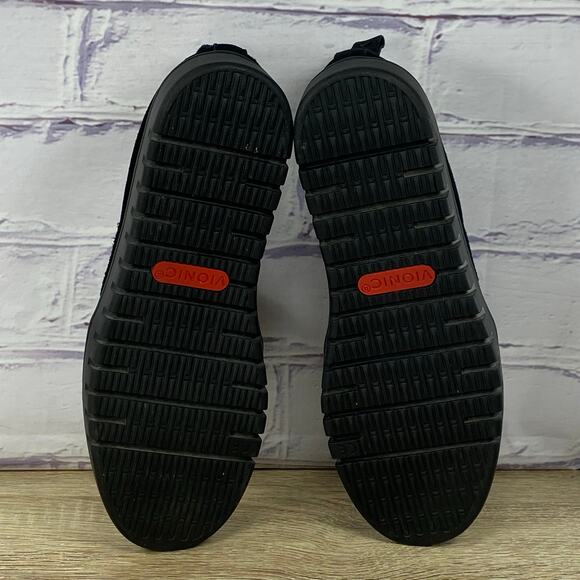 Vionic Uptown Black Suede Slip On Shoes Women's Size 7 Comfort Loafers Flats - Picture 7 of 8